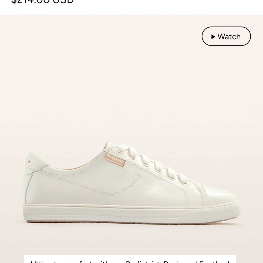 Elegant White Leather Sneakers for Women
